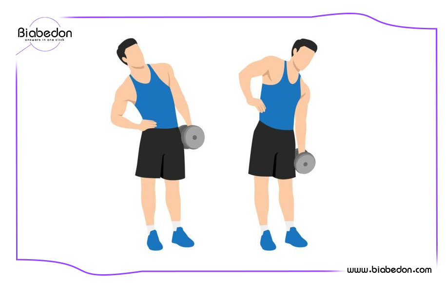 حرکت خم شدن به پهلو در حالت ایستاده (Standing Side Bend)